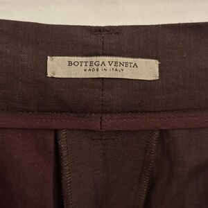 Bottega Veneta wool/linen/silk trousers
